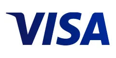 Visa logo for payment options.